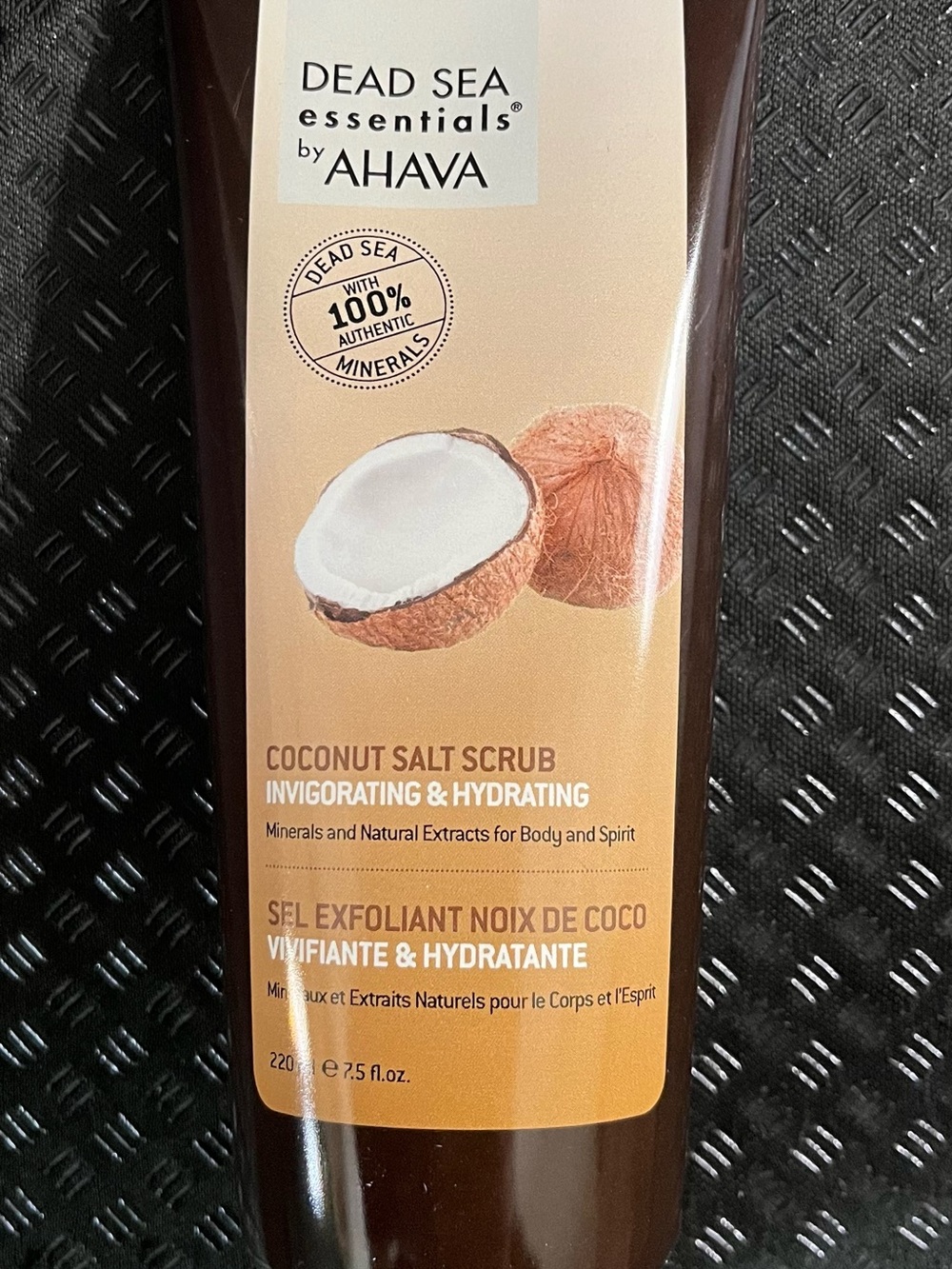 AHAVA Coconut Salt Scrub - Brown, Cream